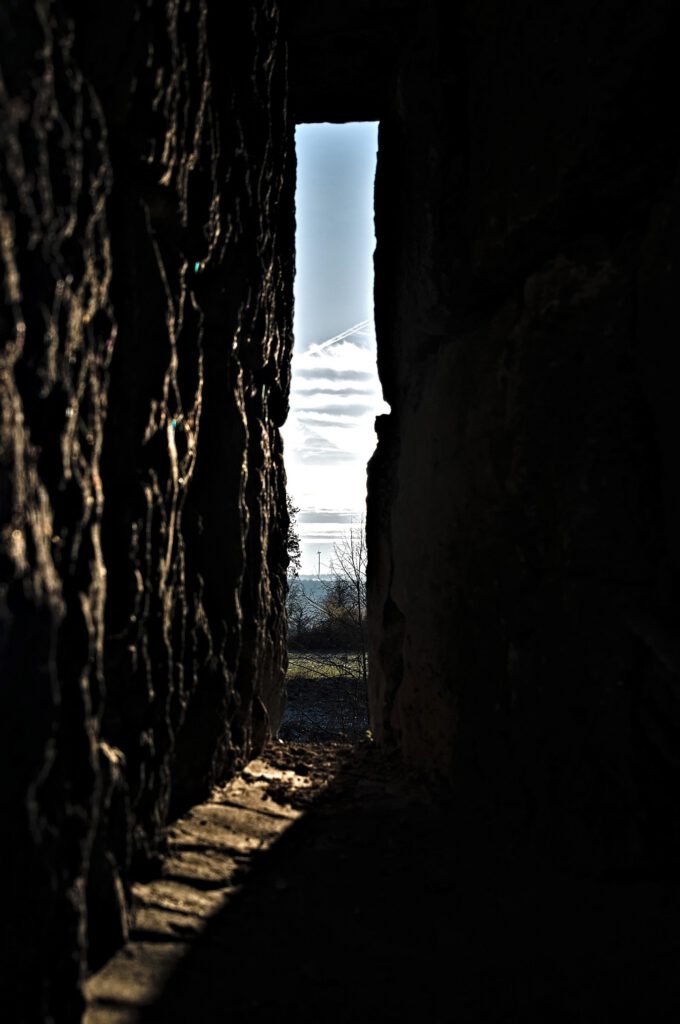 Ruine Homburg bei Gössenheim in Unterfranken (Main Spessart) (AR 12/2022)