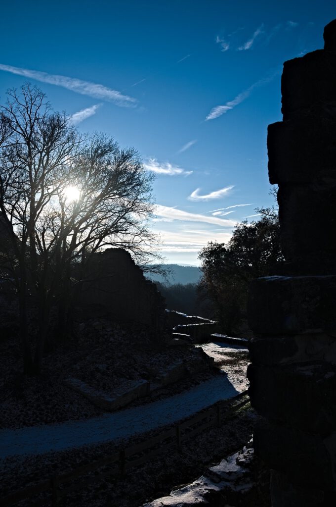 Ruine Homburg bei Gössenheim in Unterfranken (Main Spessart) (AR 12/2022)