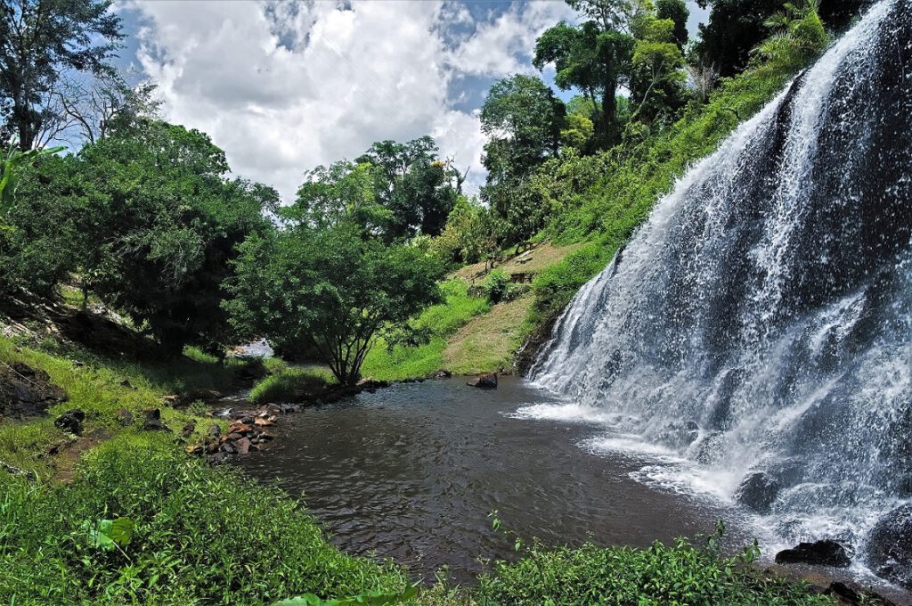 Wasserfall "Cachoeire de noré" (Bundesstaat Bahia, Brasilien) (AR 10/2023)