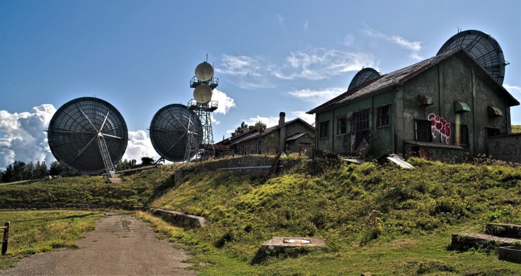 Troposcatter (ex Nato) auf dem Monte Giogo (Toskana/It) (AR 09/2024)