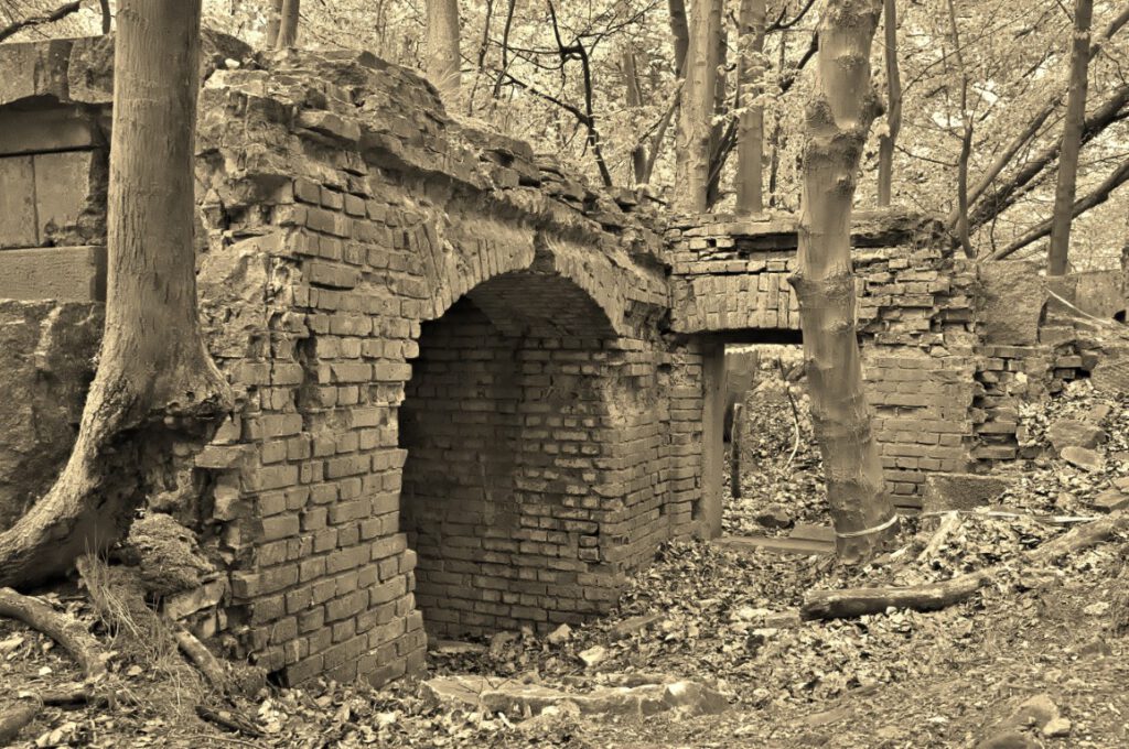 Kellergewölbe Schloss Dwasieden nahe der Steilküste bei Sassnitz