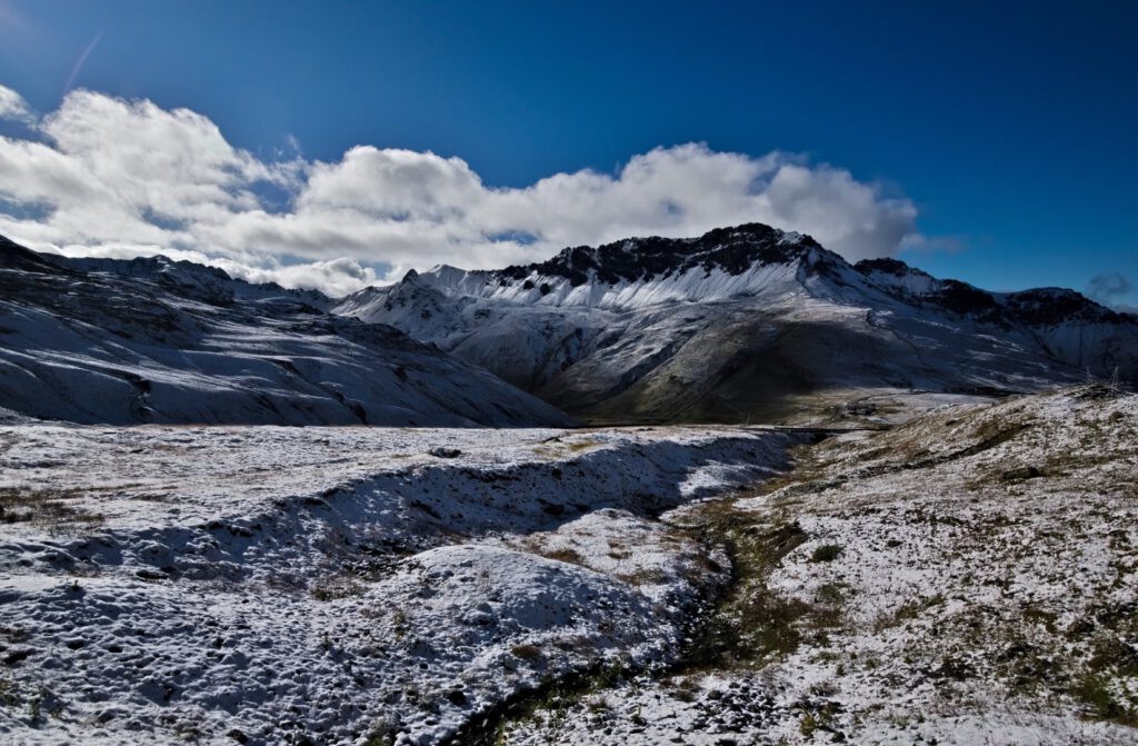 Alpenlandschaft am Stilfser Joch im Nationalpark Stelvio